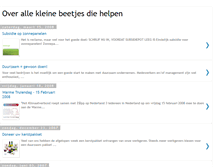 Tablet Screenshot of kleinebeetjes.blogspot.com