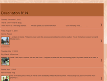 Tablet Screenshot of destination8degreesn.blogspot.com