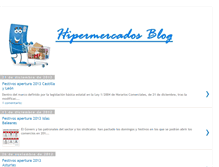 Tablet Screenshot of hipermercadosblog.blogspot.com