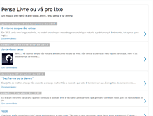 Tablet Screenshot of penselivreoulixo.blogspot.com