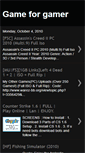 Mobile Screenshot of gameforgamerall.blogspot.com