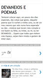 Mobile Screenshot of devaneiosepoemas.blogspot.com