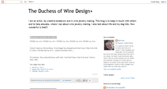 Desktop Screenshot of duchessofwire.blogspot.com