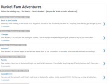 Tablet Screenshot of kunkelfamadventures.blogspot.com