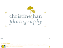 Tablet Screenshot of christinehanphoto.blogspot.com