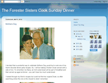 Tablet Screenshot of forestersisterssundaydinner.blogspot.com