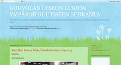 Desktop Screenshot of kouvolanlyseonlukio.blogspot.com