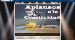 Desktop Screenshot of aplausosalacreatividad.blogspot.com