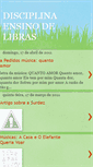 Mobile Screenshot of ensinolibras.blogspot.com