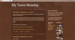 Desktop Screenshot of mytownmonday.blogspot.com