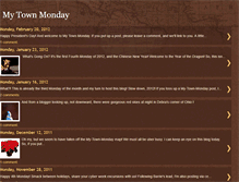 Tablet Screenshot of mytownmonday.blogspot.com