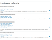 Tablet Screenshot of immigrating-to-canada.blogspot.com