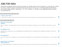 Tablet Screenshot of jobsforindia.blogspot.com