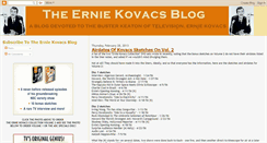 Desktop Screenshot of erniekovacs.blogspot.com