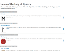 Tablet Screenshot of ladyofmystery.blogspot.com