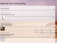 Tablet Screenshot of medievaltimeclothing.blogspot.com