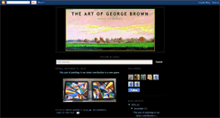 Desktop Screenshot of georgebrownart.blogspot.com