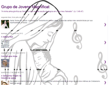 Tablet Screenshot of grupodejovensmagnificat.blogspot.com