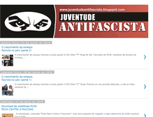 Tablet Screenshot of juventudeantifascista.blogspot.com