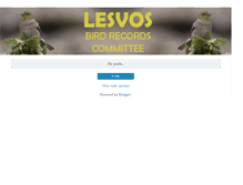 Tablet Screenshot of lesvosbirdrecords.blogspot.com