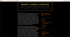 Desktop Screenshot of baronslansonlitigation.blogspot.com