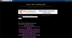 Desktop Screenshot of easymp3download.blogspot.com