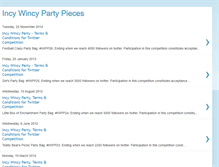 Tablet Screenshot of incywincypartytcsfortwittercomp.blogspot.com