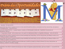 Tablet Screenshot of diariodasoportunidades.blogspot.com