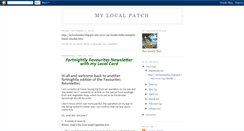 Desktop Screenshot of mylocalpatch.blogspot.com