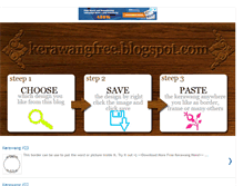 Tablet Screenshot of kerawangfree.blogspot.com