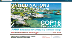 Desktop Screenshot of cop16mexico.blogspot.com