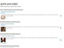 Tablet Screenshot of gratisparatodos.blogspot.com