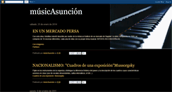 Desktop Screenshot of musicasuncion.blogspot.com