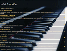 Tablet Screenshot of musicasuncion.blogspot.com