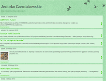 Tablet Screenshot of jeziorkoczerniakowskie.blogspot.com
