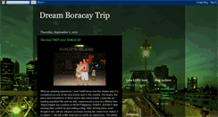 Desktop Screenshot of dreamboracaytrip.blogspot.com
