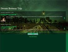 Tablet Screenshot of dreamboracaytrip.blogspot.com