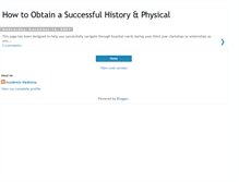Tablet Screenshot of historyandphysical.blogspot.com