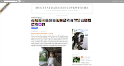 Desktop Screenshot of mygreatdaneisinlovewithme.blogspot.com