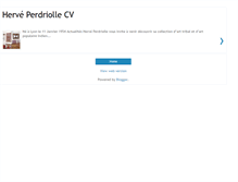 Tablet Screenshot of herveperdriollecv.blogspot.com