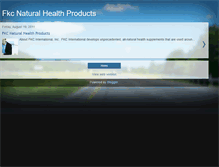 Tablet Screenshot of fkcnaturalhealthproducts.blogspot.com