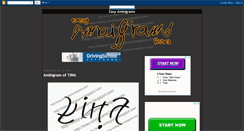 Desktop Screenshot of easy-ambigrams.blogspot.com