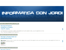 Tablet Screenshot of jorditics.blogspot.com