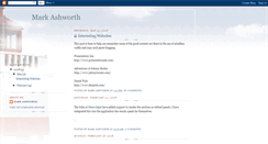 Desktop Screenshot of markashworth.blogspot.com