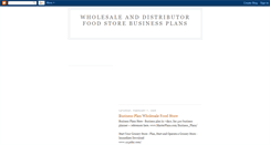 Desktop Screenshot of grocerywholesalebusinessplan.blogspot.com