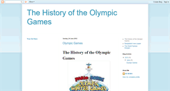 Desktop Screenshot of olympicgames-description.blogspot.com