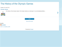 Tablet Screenshot of olympicgames-description.blogspot.com