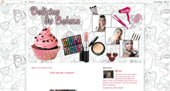 Desktop Screenshot of deliciasdabeleza.blogspot.com