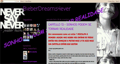 Desktop Screenshot of bieberdreams4ever.blogspot.com