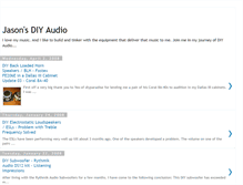 Tablet Screenshot of jasondiyaudio.blogspot.com